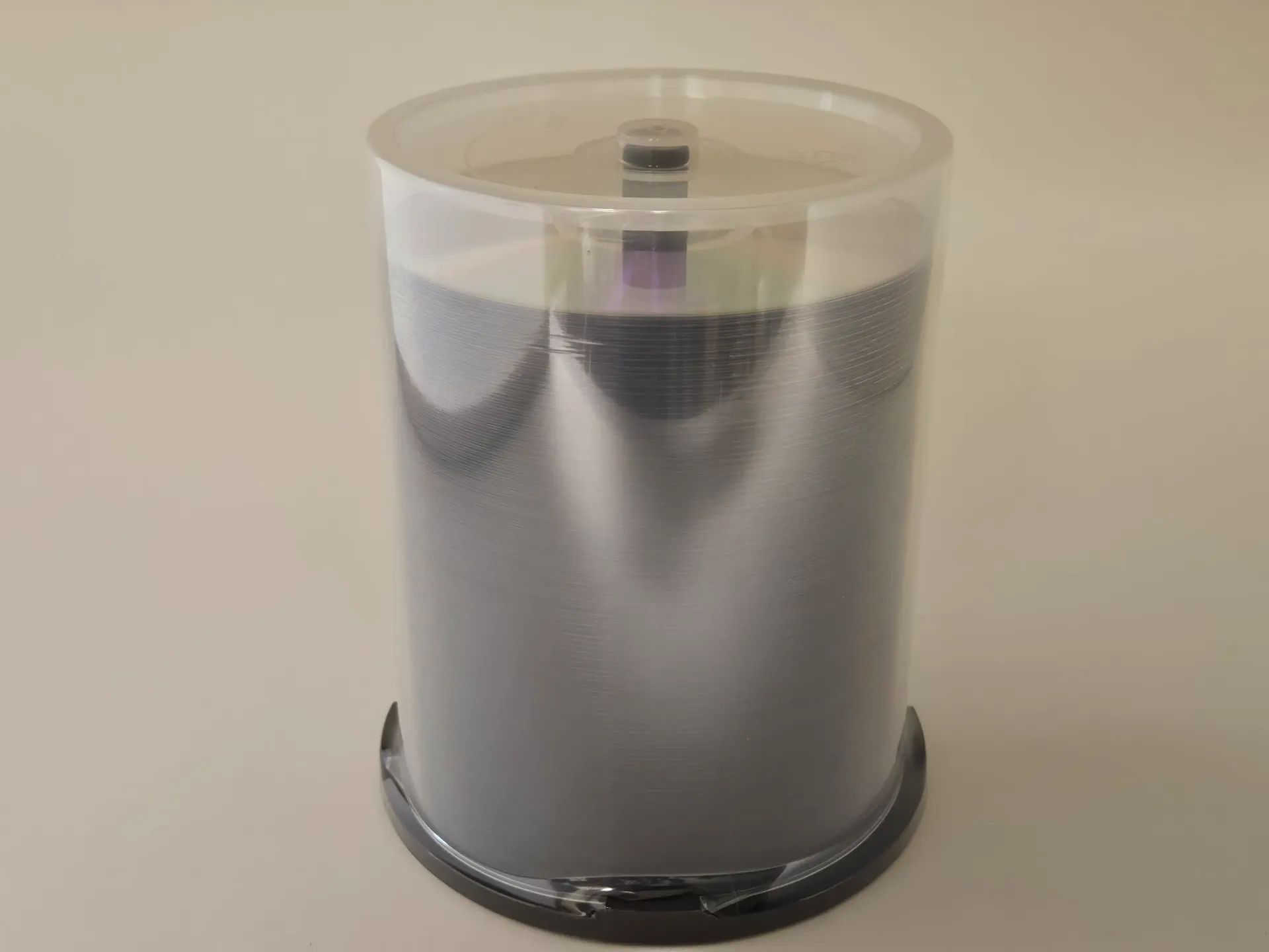 DVD-R 4.7GB, 16X, Clear Hub, Silver SS Printable, 100/SP