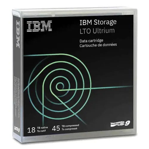 [IBM02XW568] IBM LTO Ultrium 9 Data Tape, 18/45TB (02XW568)