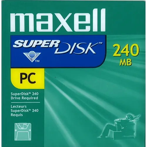 [MAX570325] Maxell 3.5" SuperDisk 240MB IBM Formatted (570325)