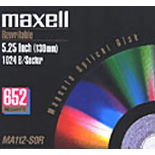 Maxell 5.25" RW Optical 650MB 1024B/S (621415)