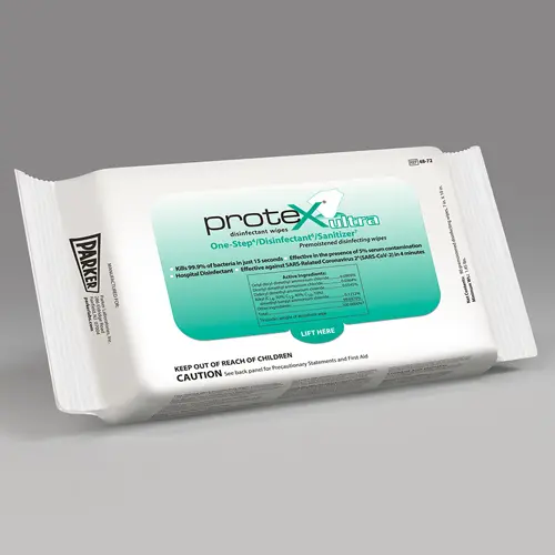 Protex Ultra Disinfectant Wipes 6.5" X 6", 60/PK (48-40)