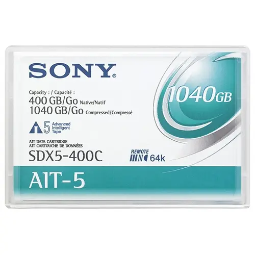 [SONSDX5-400C] Sony 8mm AIT 5 Data Tape w/R-MIC 400GB (SDX5-400C)