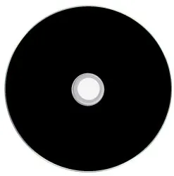 UV Printed Solid Color Disc (100 Pack) (CD, Black)