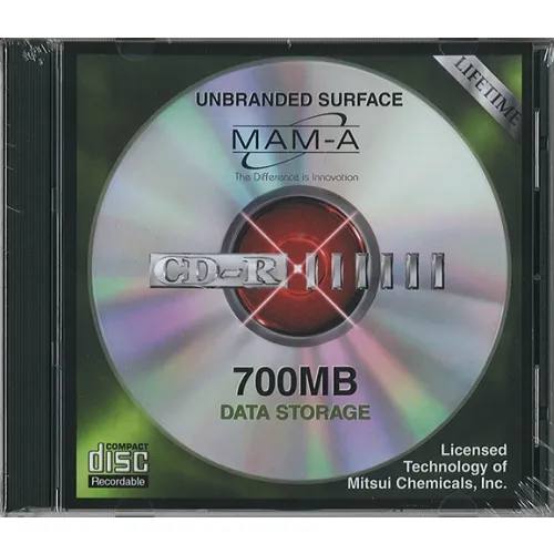 MAM-A CD-R 80 Minute 700MB Branded (Silver) (41487)